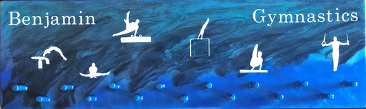 Custom Medal Award Hanger Ocean Breeze