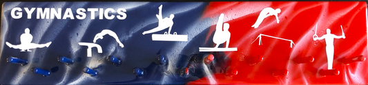 Custom Medal Award Hanger Red, White, & Blue Waves
