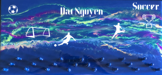 Custom Medal Award Hanger Fluorescent Beach Sky
